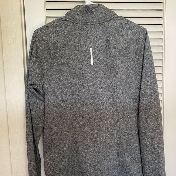 REEBOK women’s heather grey dry fit fitted jacket - Picture 8 of 9